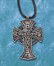 Celtic Cross Pewter Pendant. Windlass